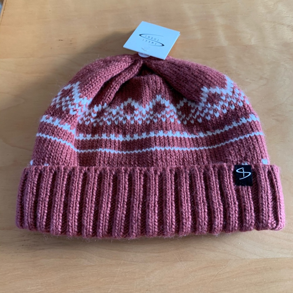 NWT Sweet Turns Men’s Marsala Bryan Knit Hat